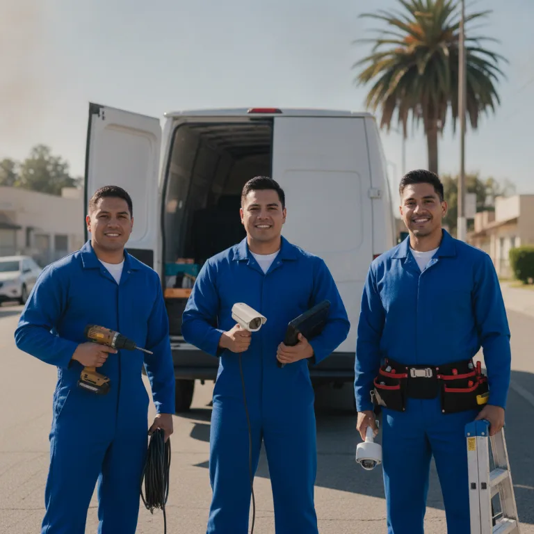 Instalación Cámaras Seguridad equipo en Los Mochis